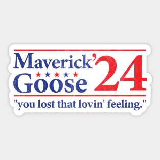 Maverick Goose 2024 Election Sticker